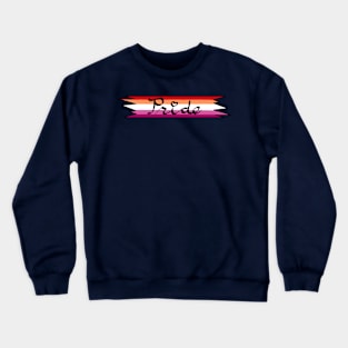 Lesbian Pride Ribbon Crewneck Sweatshirt